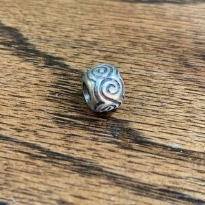 Pandora swirl charm